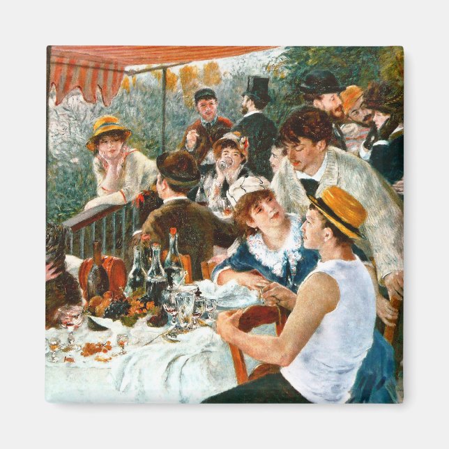 Íman Luncheon do Partido Barco, Renoir (Frente)
