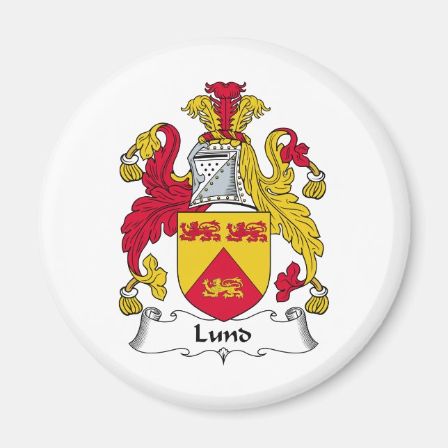 Íman Lund Family Crest (Frente)