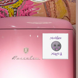 Íman Lupus de fita púrpura da face da lua