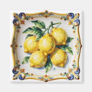 Íman Luscious Lemons Cerâmica Vibrante Italiana