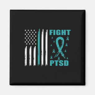Íman Luta Contra A Faixa Teal E O Sinalizador De Ptsd
