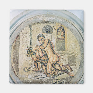 Íman Luta de Theseus com o Minotaur