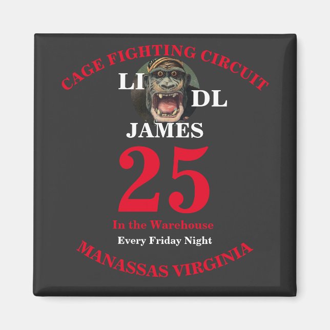 Íman Luta no Circuito de Cage Fighting LI DL no Armazém (Frente)