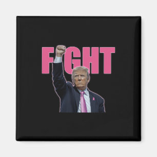Íman Luta Trump Contra o Câncer de Mama Laço Rosa Su