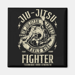 Íman LUTADOR DE JIU Jitsu Camisa engraçada BJJ T Jiu Ji
