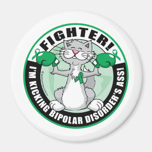 Íman Lutador do gato da doença bipolar