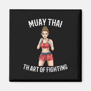 Íman Lutadora de Muay Thai Feminina - Boxe Tailandês MM