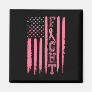 Íman Lutar Contra O Cancer Americano Bandeira Cancer De