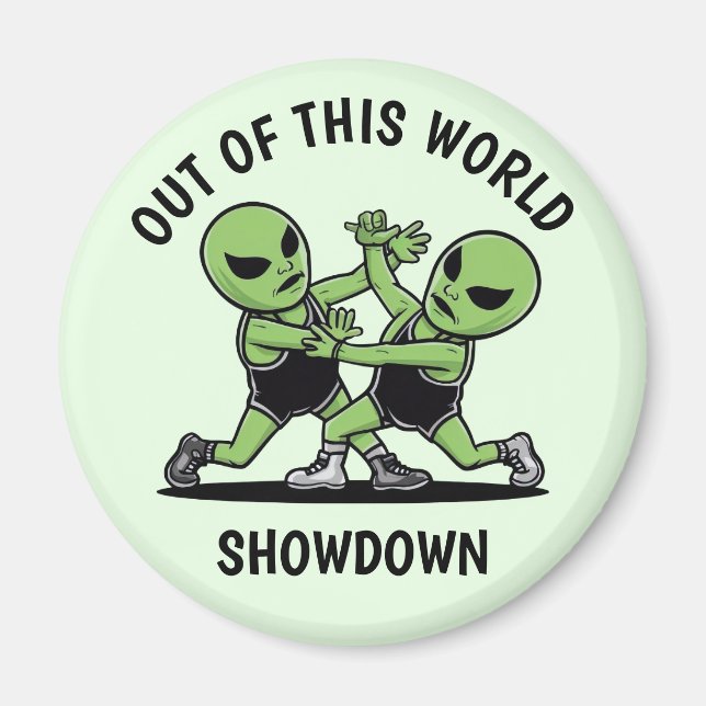 Íman Lutar contra os Aliens (Frente)