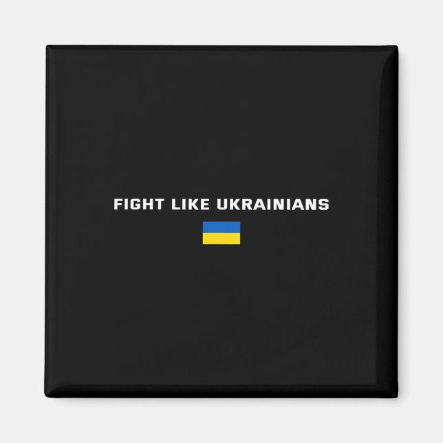 Íman Lute Como Ucranianos Apoio à Ucrânia  (Frente)