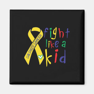 Íman Lute Como Um Cancer De Infância Dourado Da Fita Aw