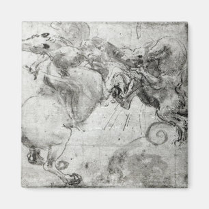Íman Lute entre um cavaleiro e um dragão, c.1482