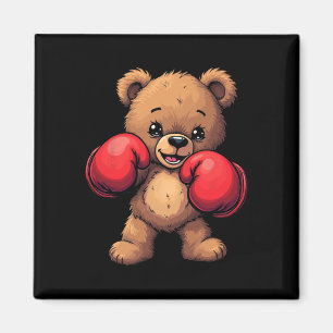 Íman Luvas de boxe de Urso Bonito