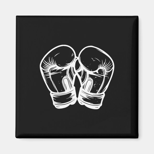 Íman Luvas de Kickboxing Desenho Taekwondo (Frente)