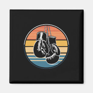 Íman Luvas Penduradas de Boxe Retro Boxe Kickboxing Amo