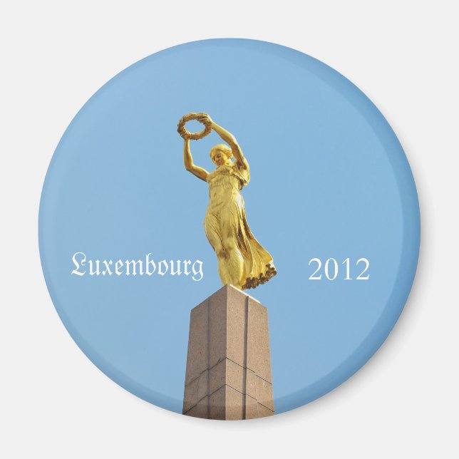 Íman Luxemburgo cidade dama dourada (Frente)