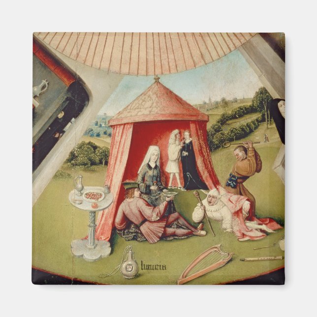 Íman Luxo, detalhe da Mesa dos Sete (Frente)