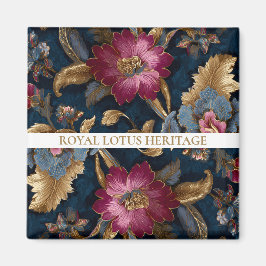 Íman Luxury Floral Vintage Royal