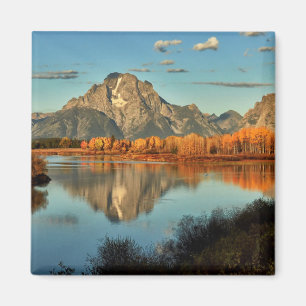 Íman Luz adiantada em Wyoming na curvatura de Oxbow