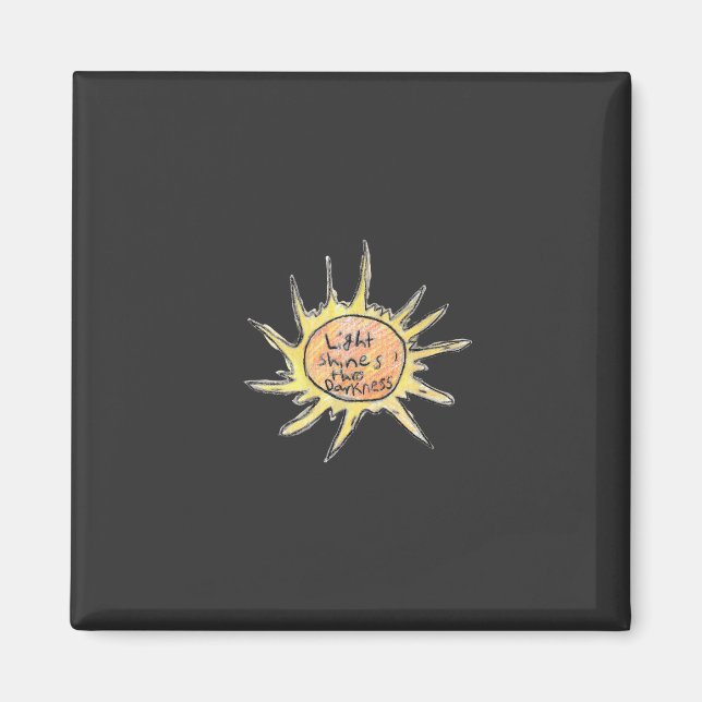 Íman Luz brilha através da escuridão (Frente)