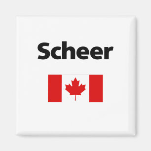 Íman Luz-Cor canadense da bandeira de Andrew Scheer