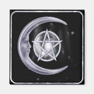 Íman Luz da idade nova da lua WICCA