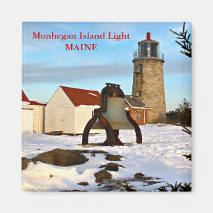 Íman Luz da ilha de Monhegan, ímã de Maine