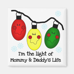 Íman Luz de camiseta e de presentes da vida das mamães