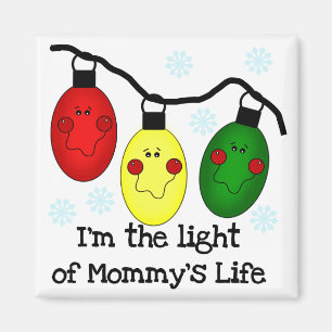Íman Luz de Camisetas e presentes de Mamãe