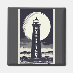Íman Luz de Nubble Maine Farol Lua