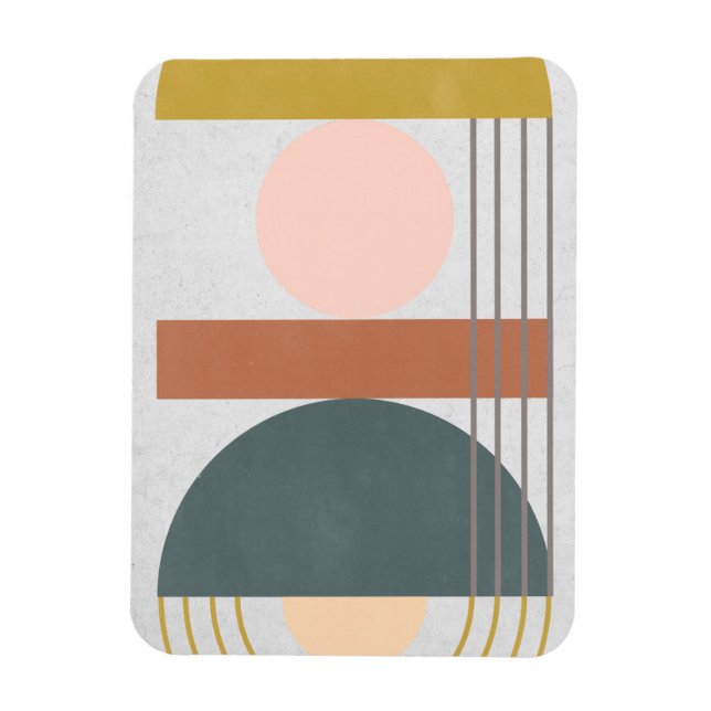 Íman Luz de Verão Geométrica III (Vertical)