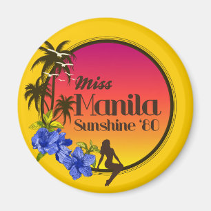 Íman Luz do sol '80 da senhorita Manila - ilha da