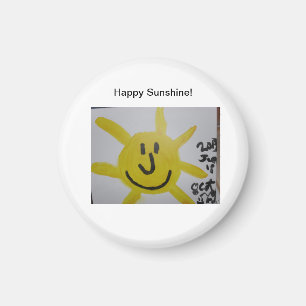 Íman Luz do sol feliz! Ímã