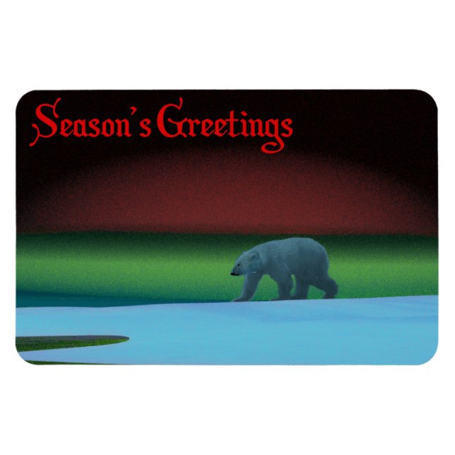 Íman Luz Polar Urso (Horizontal)