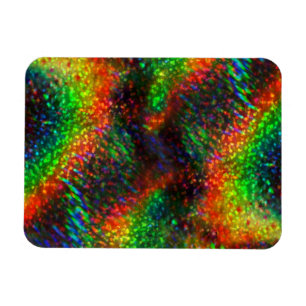 Íman Luzes brilhantes holográficas brilhantes do arco-í