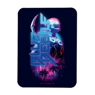 Íman Luzes da Cidade Retroacesa do Besouro Azul