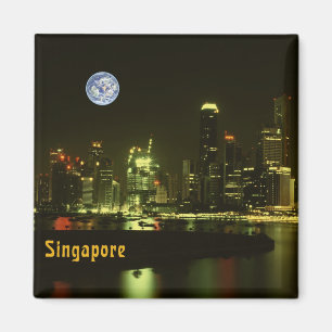 Íman Luzes da noite de Singapore