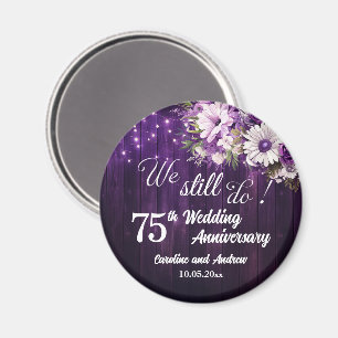 Íman Luzes de Corda de Aniversário de Casamento de 75 A