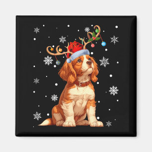 Íman Luzes de Natal Cavalier King Charles Spaniel Xma
