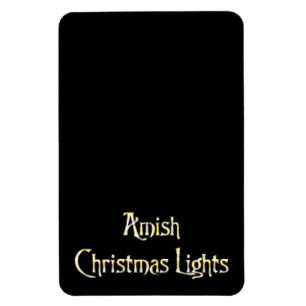 Íman Luzes de Natal de Amish