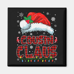 Íman Luzes de Natal do Primo Claus Família de Pijama
