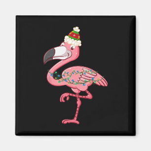 Íman Luzes de Natal Exóticas de Flamingo Havaiano no Na