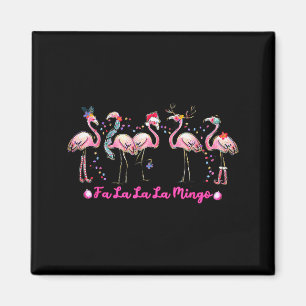 Íman Luzes de Natal Fa La La Mingo Flamingo Troc