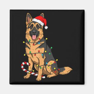 Íman Luzes de Natal para Cão Pastor Alemão Pet Cachorro