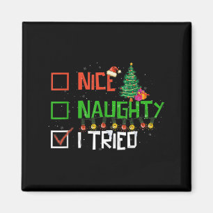 Íman Luzes de Pijama de Natal Engraçadas Legal Travesso