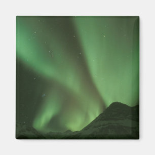 Íman luzes do norte, Aurora boreal nos contrafortes de