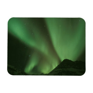 Íman luzes do norte, Aurora boreal nos contrafortes de