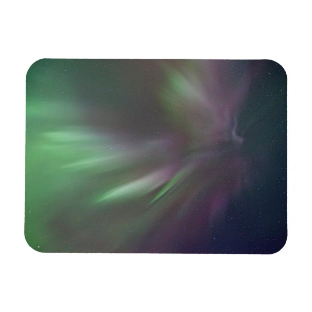 Íman Luzes do norte | Cavalo branco, Yukon (Horizontal)