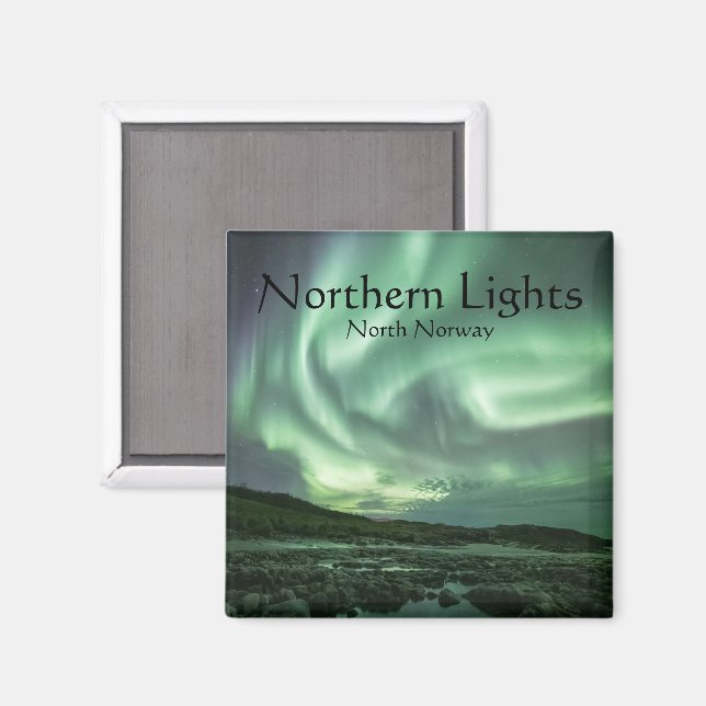 Íman Luzes do Norte Noruega (Front/Back)