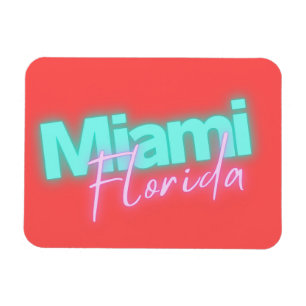 Íman Luzes Modernas de Miami Neon 